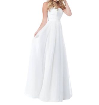 Sherri Hill Beaded Jersey Prom Dress In Ivory