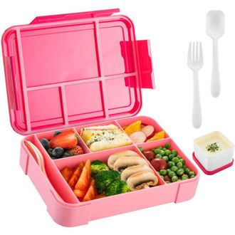 OEM Fiambrera Bento Impermeable Con Compartimentos Para Ni&ntilde;os, Apta Para Preescolar Y Colegio, Ideal Para Llevar La Comida Fuera De Casa. - Crezuo