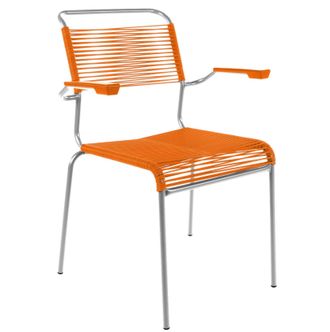 Schubiger M&ouml;bel Spaghetti-Stuhl S&auml;ntis mit Armlehnen