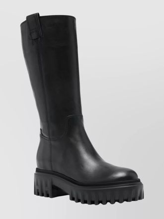 Hogan leather chunky-sole mid-calf boots