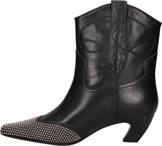 Marc Ellis Cowboy Boots - Dames - Cowboylaarzen - Zwart - 37 EU - Leer - Schoenen