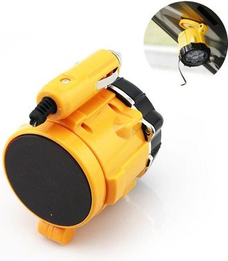 Trade Shop Trade Shop - Mini Linterna De Emergencia 5 Led Magnetica 10w Encendedor 12v Coche