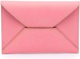 Herm&egrave;s Pre-owned Card Holder - Dames - Vintage Accessoires - Roze - ONE Size - Leer - Vintage