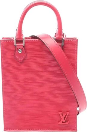 Louis Vuitton Pre-owned Epi Leather Top Handle Bag - Dames - Vintage Mini Tas - Roze - ONE Size - Leer - Vintage