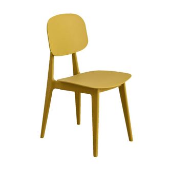Kenay Home Silla polipropileno mostaza 43 x 82,5 cm