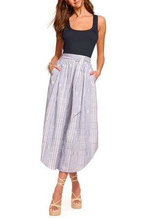 Ramy Brook Aralyn Mixed Media Dress in Navy Patchwork at Nordstrom Rack, Size Xx-Large