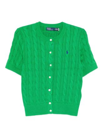 Polo Ralph Lauren logo-embroidered cardigan - Green