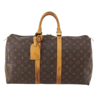 Louis Vuitton Pre-owned Keepall Bag - unisex - Louis Vuitton Vintage - Vintage Weekend Bags - Brown - ONE SIZE - Pre-owned