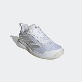 adidas Tennisschuh ADIDAS PERFORMANCE AVAFLASH LOW, Gr. 38,5, weiss (cloud wei&szlig;, cloud wei&szlig;, silber metallic), Synthetik, Textil, Schuhe Tennisschuh, geeigne