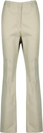 Diesel Wijde broek - Dames - Wijde Broeken - Beige - XS - Katoen - Broeken