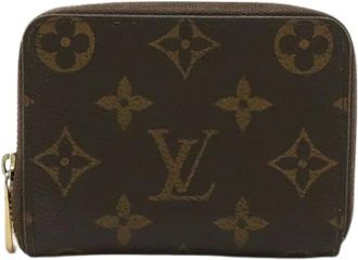 Louis Vuitton Pre-owned Wallets, female, Brown, Size: ONE SIZE Pre-owned Monogram Zippy Coin Purse