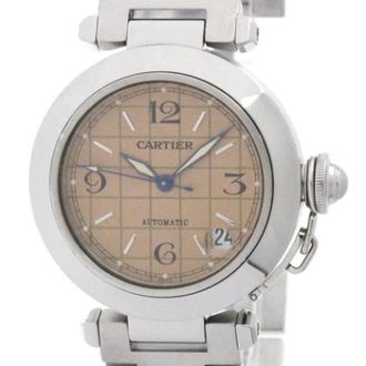 Cartier Vintage, unisex, Beige, ONE Size, Pre-owned Vintage Horloge