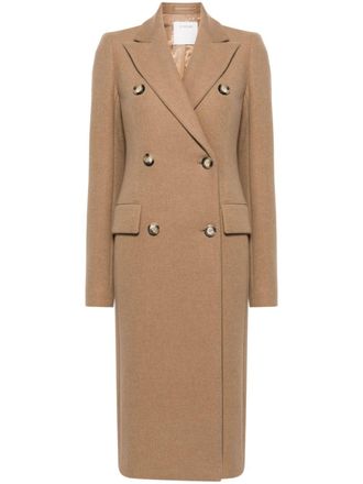 Sportmax Wool Double-Breasted Coat-Donna