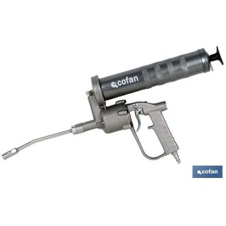 cofan Bomba De Engrase Neum&aacute;tica 400 Gms, Carga A Granel, Por Aspiraci&oacute;n Y Cartucho. Sistema Antideslizante, Con Purgador. Adecuada Para M&iacute;nimas Aplicacione
