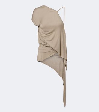 Rick Owens Top Lilies Tungsten de jersey