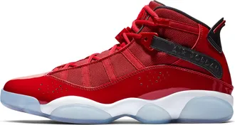 Nike Jordan Mens Jordan 6 Rings Shoes in Red | 322992-601