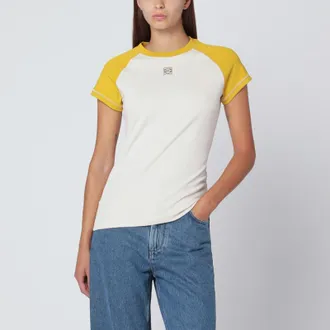 Loewe Mustard/bronze slim T-shirt