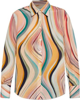 Paul Smith Camicia a fantasia - Rosa
