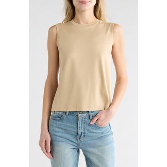 Vince Pima Cotton Tank in Cliff Side at Nordstrom Rack, Size X-Large