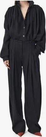 Iro The Fenyra Shirt in Rinsed Black at Nordstrom, Size 42