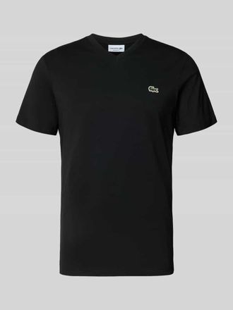 Lacoste Regular Fit T-Shirt aus reiner Baumwolle in Black, Gr&ouml;&szlig;e XXXL