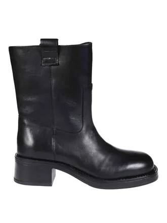 Alohas Rajan Black Leather Boots