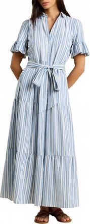 Trovata Martine Maxi Dress In Bahia Stripe