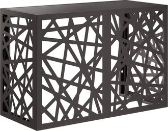 vidaXL Funda Para Aire Acondicionado Negro 90 X 40 X 60 Cm Acero Vidaxl