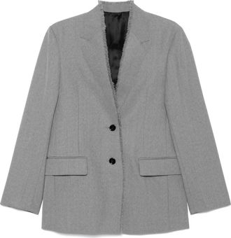 Toteme Blazer monopetto in lana - Grigio
