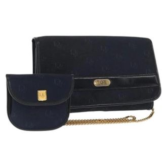 Dior Borsa a spalla vintage in nylon Pre-owned - - Pre-owned - Donna - Blu - ONE SIZE