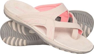 Mountain Warehouse Dames/Dames Shoreline teenslippers (Licht Beige)
