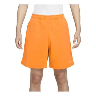 Nike Solo Swoosh Fleece Shorts Orange DV3056-836