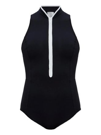 Hunza G Katya zip swimsuit - Black