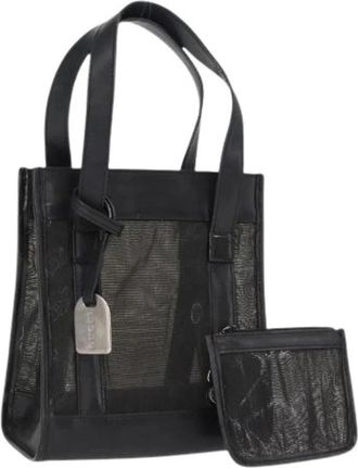 Gucci Pre-owned Vintage Leren Handtas - Dames - Vintage Handtas - Zwart - ONE Size - Leer - Vintage