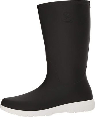 kamik Kamik Jessie Womens Black Waterproof Pull On Mid-Calf Rain Boots JOBB1298