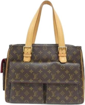Louis Vuitton Pre-owned Vintage Handtas - Dames - Vintage Handtas - Bruin - ONE Size - Vintage