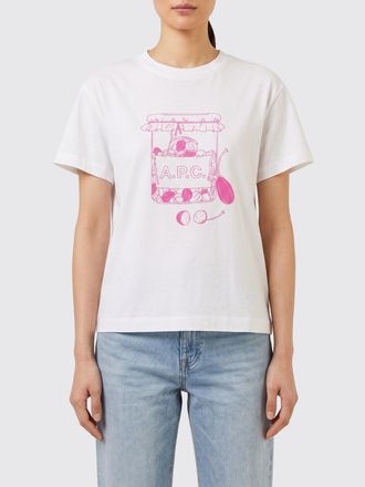 A.P.C. A. P.C. T-shirts in cotone stampata