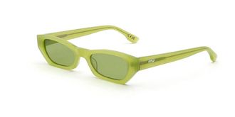 Retro Superfuture AMATA ESTATE MENTA 8WU Mens Sunglasses Green Size 54