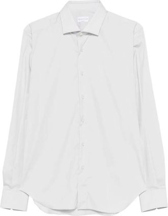 Xacus Slim-fit overhemd - Heren - Zakelijke Overhemden - Blauw - 4XL - Katoen - Overhemden