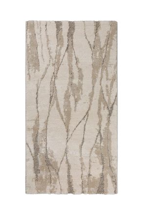 Wecon Home Alfombra diseño inspiración naturaleza y relieve tonos beige 80x150