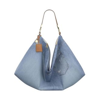 Liu Jo Shoulder Bags, female, Blue, Size: ONE SIZE Foulard Bag