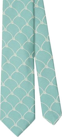 Robert Talbott Robert Net Rope Best of Class Necktie in Aqua at Nordstrom