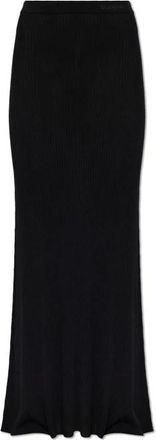Balenciaga Logo Rok - Dames - Maxi Rokken - Zwart - M - Rokken