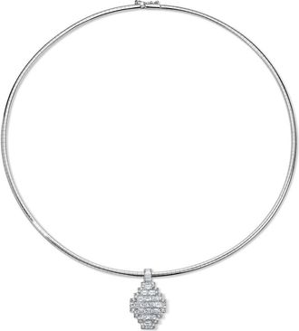 Mindi Mond Diamond Empire Choker Necklace in 18K White Gold at Nordstrom, Size 15