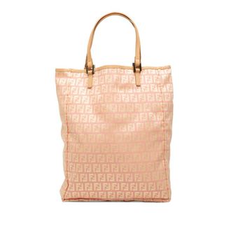 Fendi Pre-owned Fendi Zucchino Canvas Vertical Tote Ladies BR8FWKLVX1EHJZHM