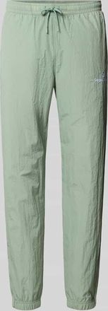 Sergio Tacchini Straight Fit Stoffhose mit Logo-Stitching Modell Nayla in Mint, Gr&ouml;&szlig;e XXL