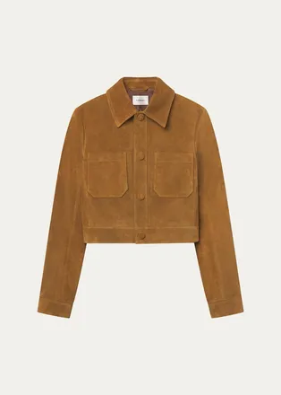 Frame Denim The Suede Small Jacket