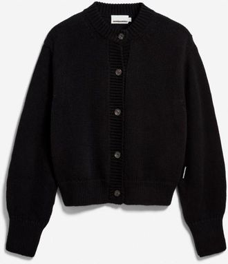 Armedangels Winter Cotton Knit Cardigan Cardigan f&uuml;r Damen | schwarz