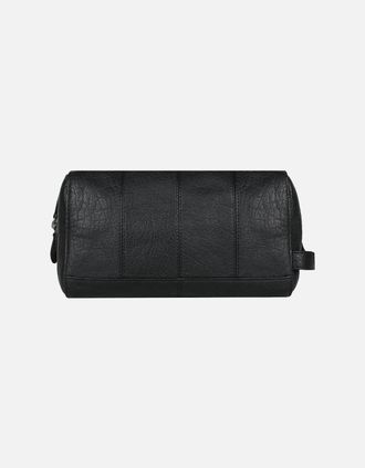 Lakeland Leather Explorer Wash Bag - Black - Size: ONE size