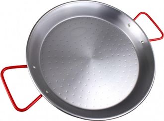 Magefesa 01PAPAEPU60 24 in. Carbon Steel Paella Pan - 19 Servings